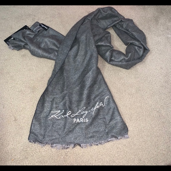 Authentic karl lagerfeld womens scarf - Picture 5 of 9